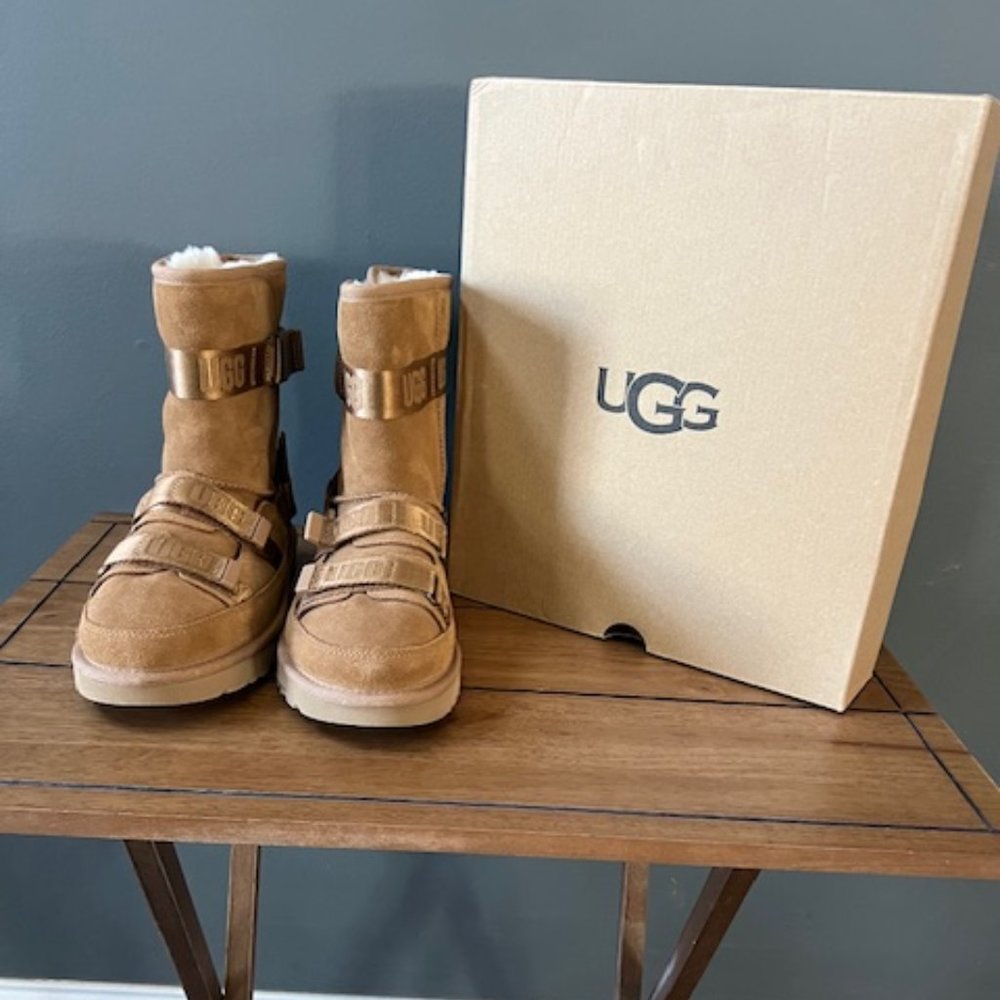 UGG Suede Hybrid Boots Size 7 Color Tan